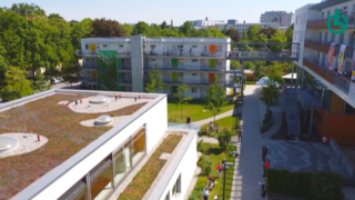 Drohnenansicht Gelände Stiftung Pfennigparade