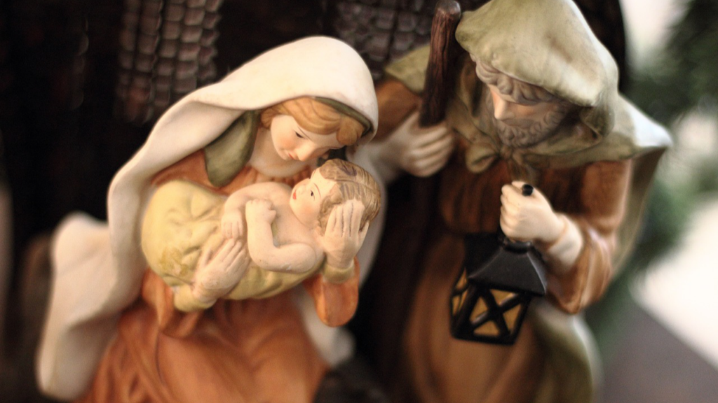 Maria und Josef mit Jesuskind